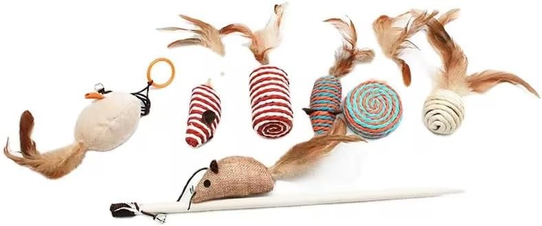Katzenspielzeug Set mit 7 Teilen