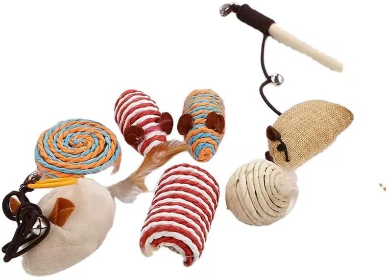 Katzenspielzeug Set mit 7 Teilen