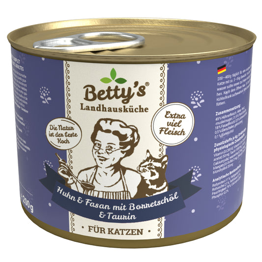 Betty`s Landhausküche Huhn und Fasan mit Borretschöl