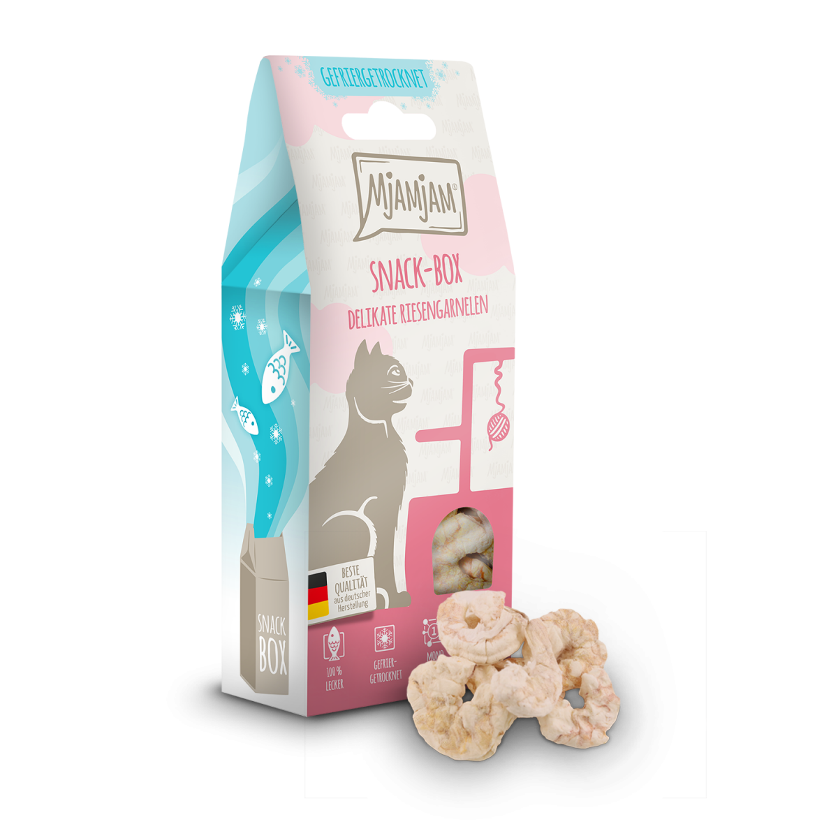 MjAMjAM - Snackbox - delikate Riesengarnelen - Gefriergetrocknet