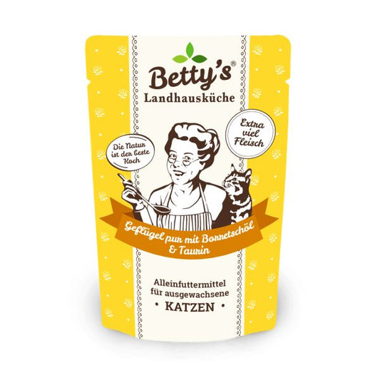 Betty`s Landhausküche Frischebeutel Geflügel pur mit Borretschöl 100g